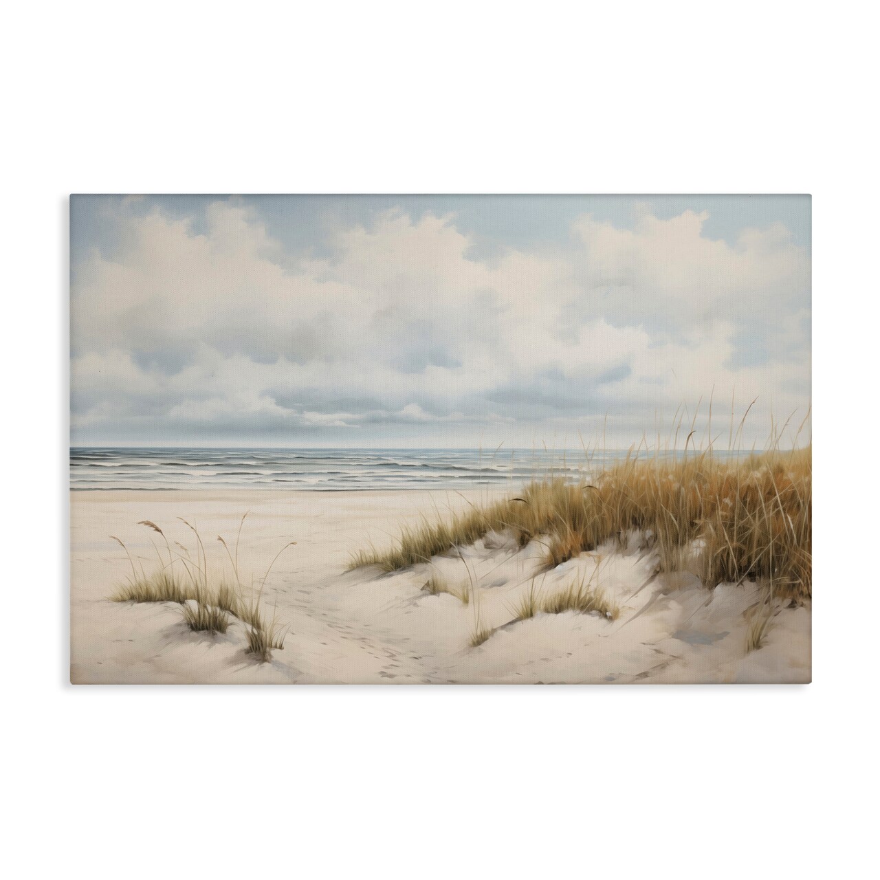 Stupell Industries Seascape with Soft Grasses Canvas Wall Art Design by Arlington Prints